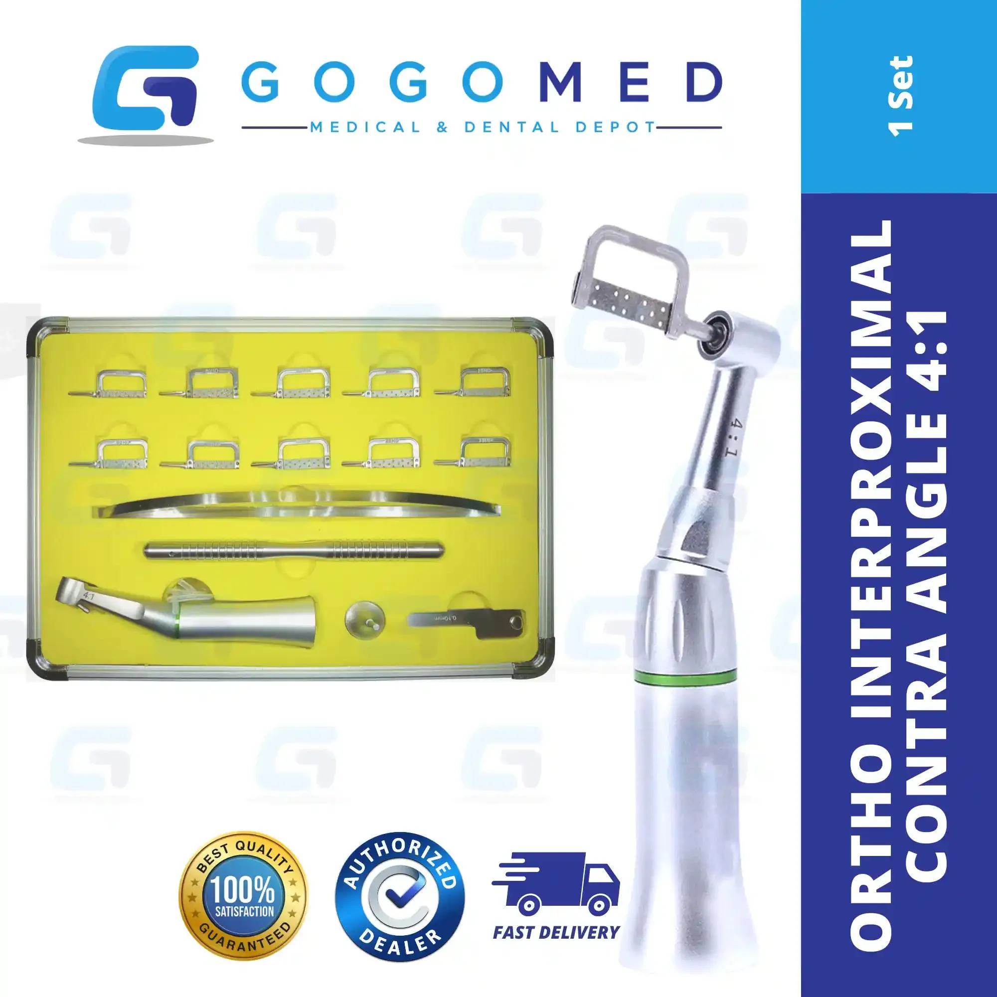 Ortho Interproximal Stripping Contra Angle Handpiece 4 1 Reduction