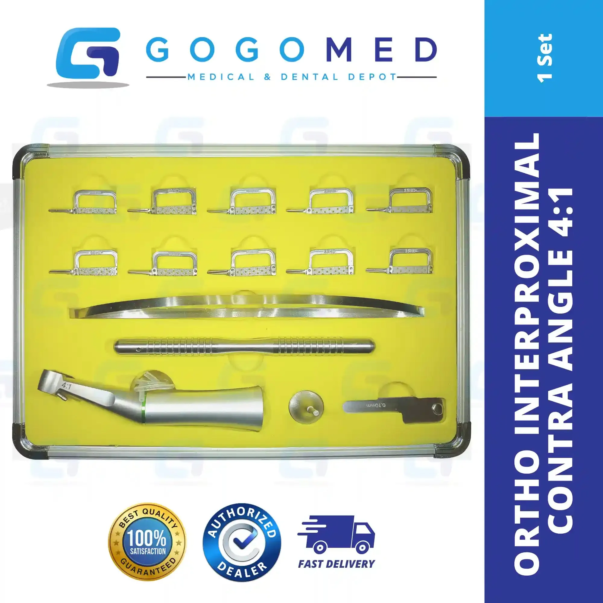 Ortho Interproximal Stripping Contra Angle Handpiece 4 1 Reduction