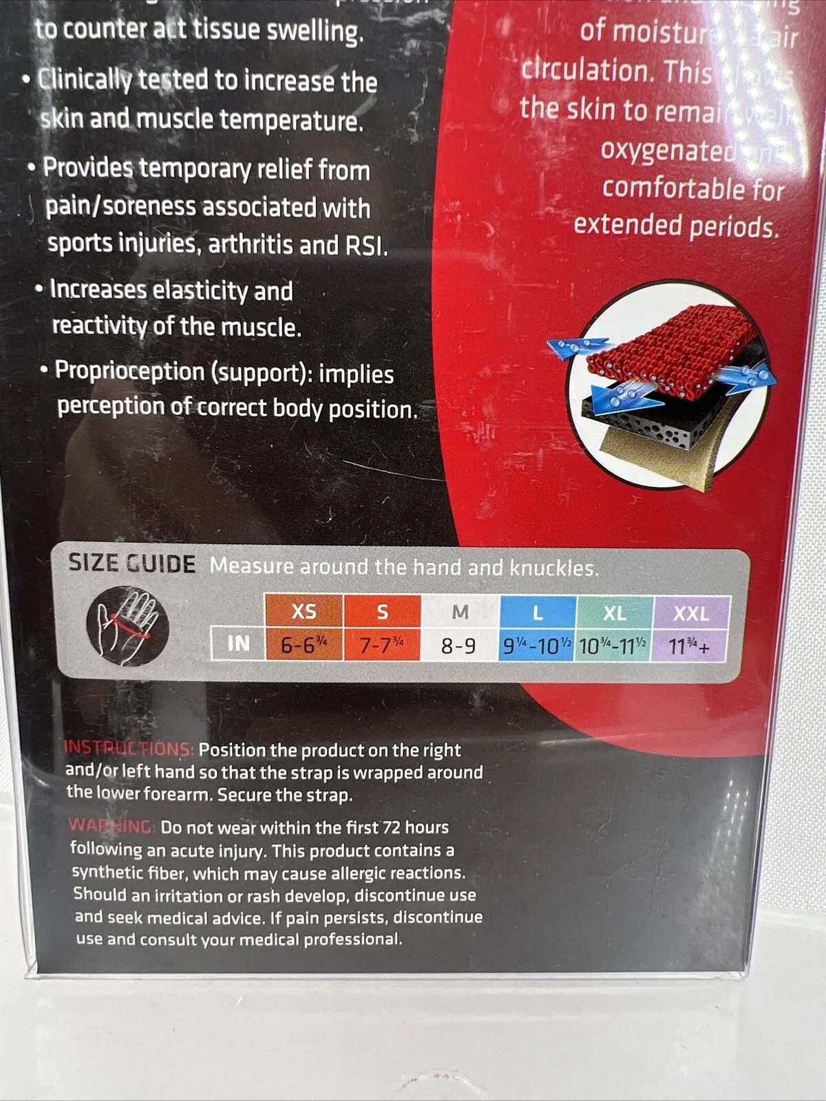 ORTHO ZONE Thermoskin Premium Black Arthritis Gloves PAIR Compression X Large 11