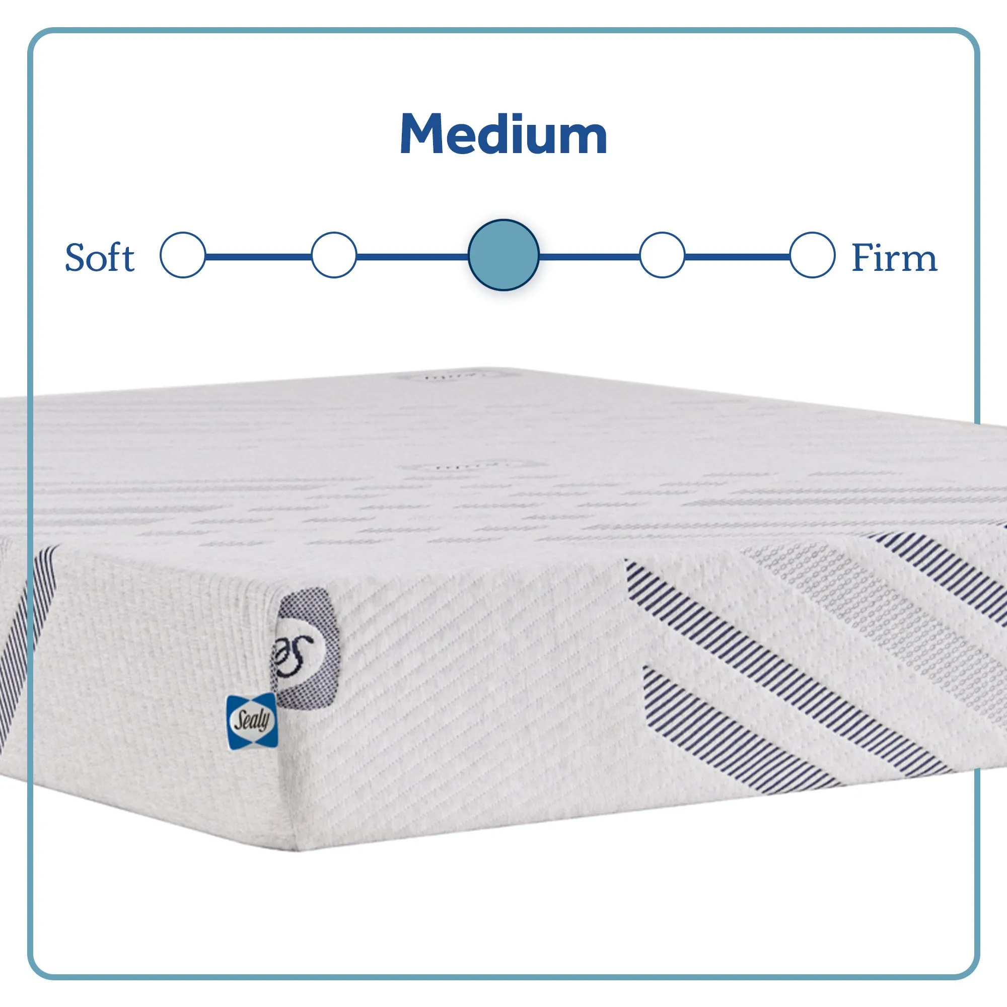 Palatial Crest by Sealy®, Teleford 10" Foam Medium