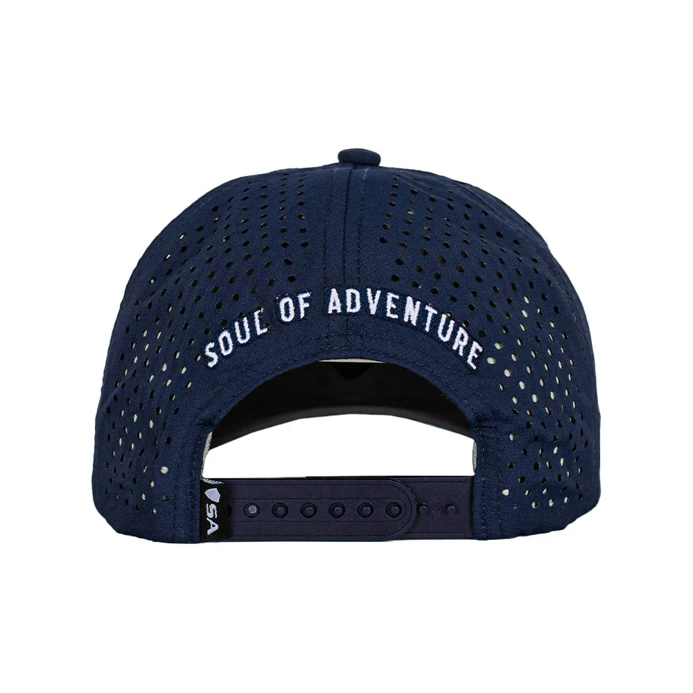 Performance Snapback | American Flag | Navy PreOrder