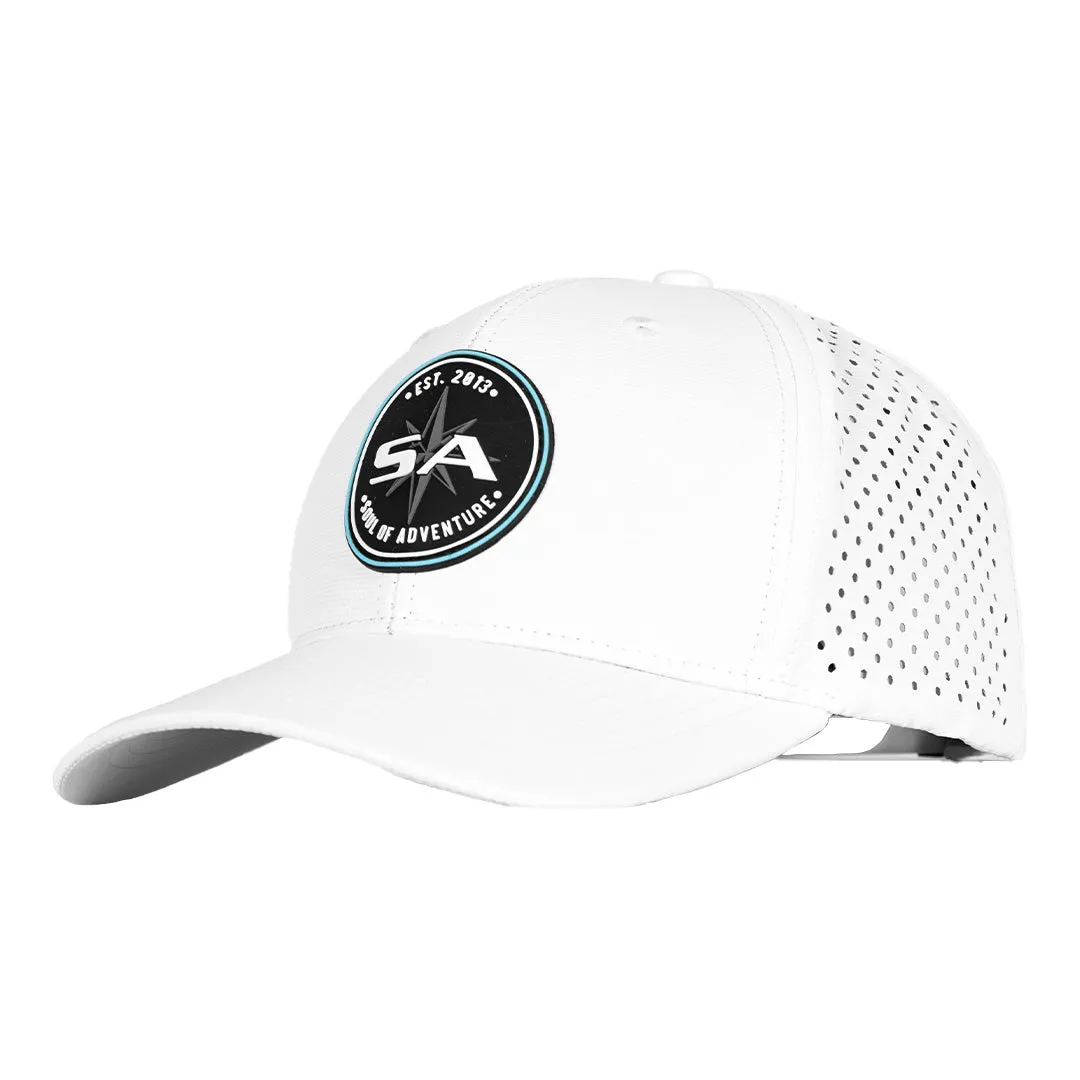 Performance Snapback | Blue Crest | White PreOrder