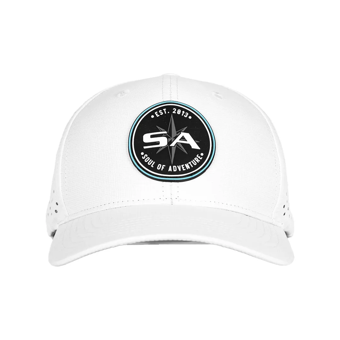 Performance Snapback | Blue Crest | White PreOrder