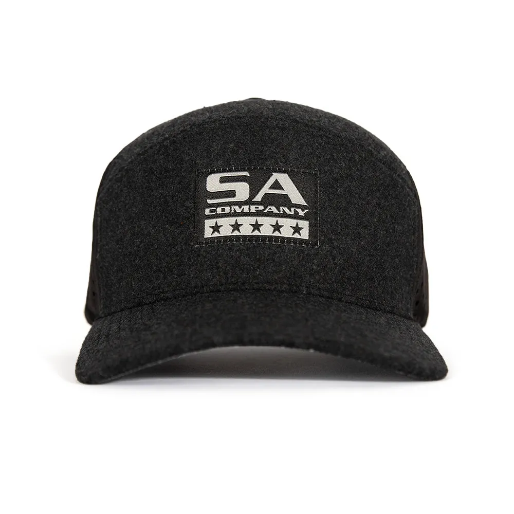 Performance Snapback | Felt Blackout American Flag PreOrder