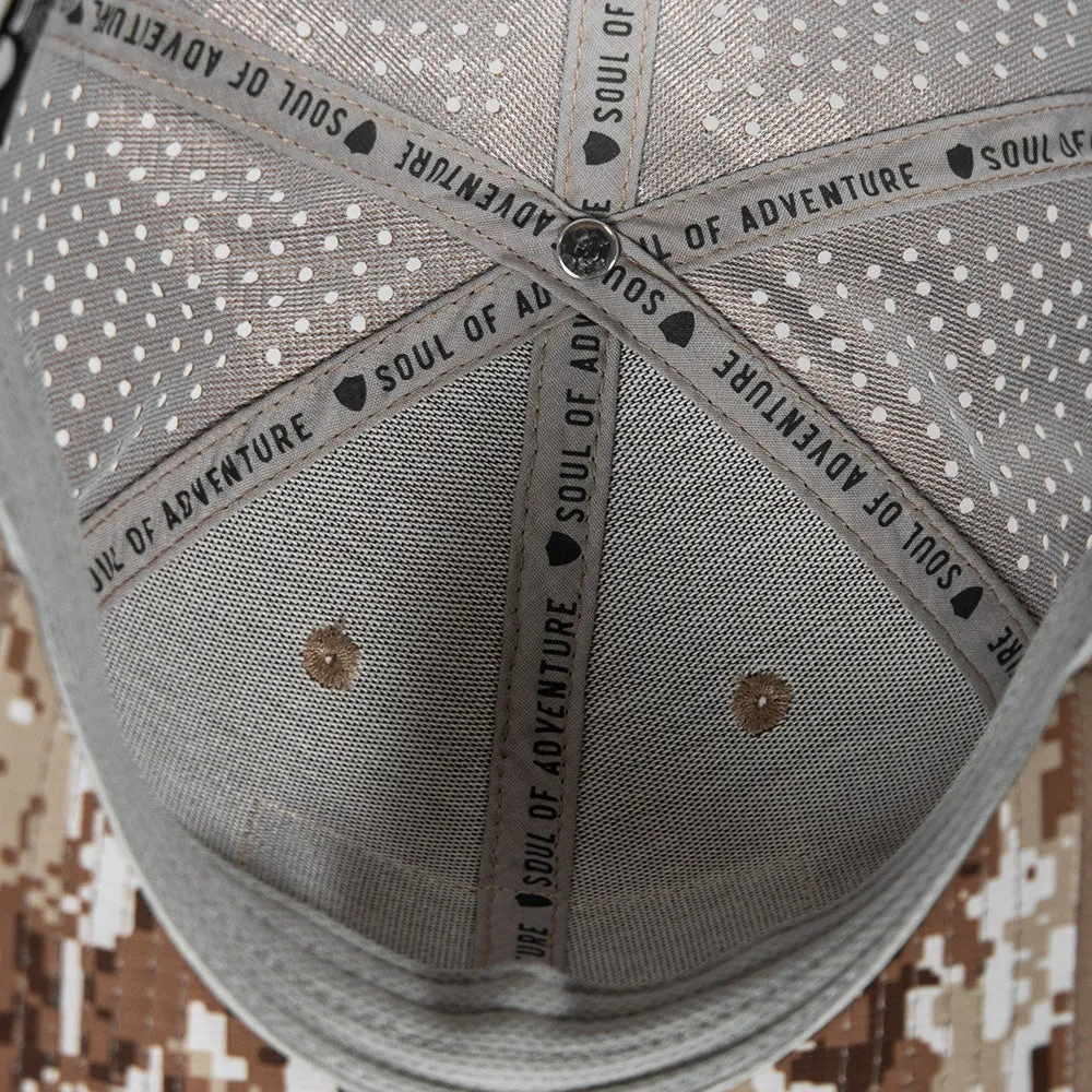Performance Snapback | SOA Flag | Desert Digi Camo