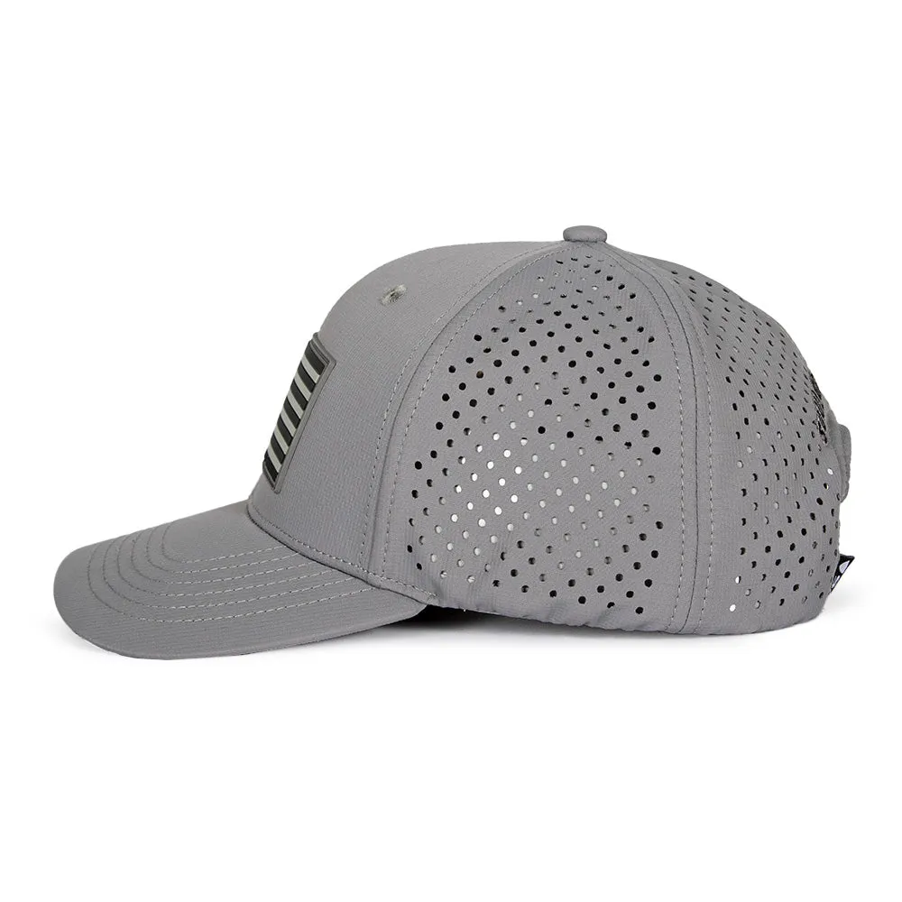 Performance Snapback | SOA Flag | Grey Mili Camo PreOrder