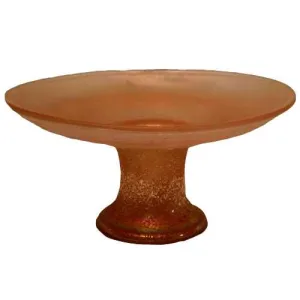 Pink Glass Opal Fruit Bowl