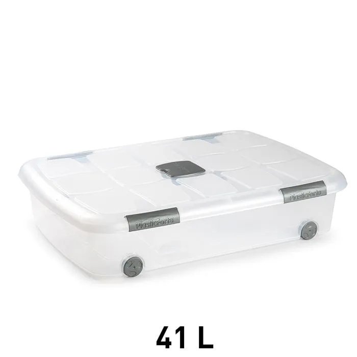 Plastic Forte Box Nº12 with Wheels – 41L, 73 x 16 x 55cm