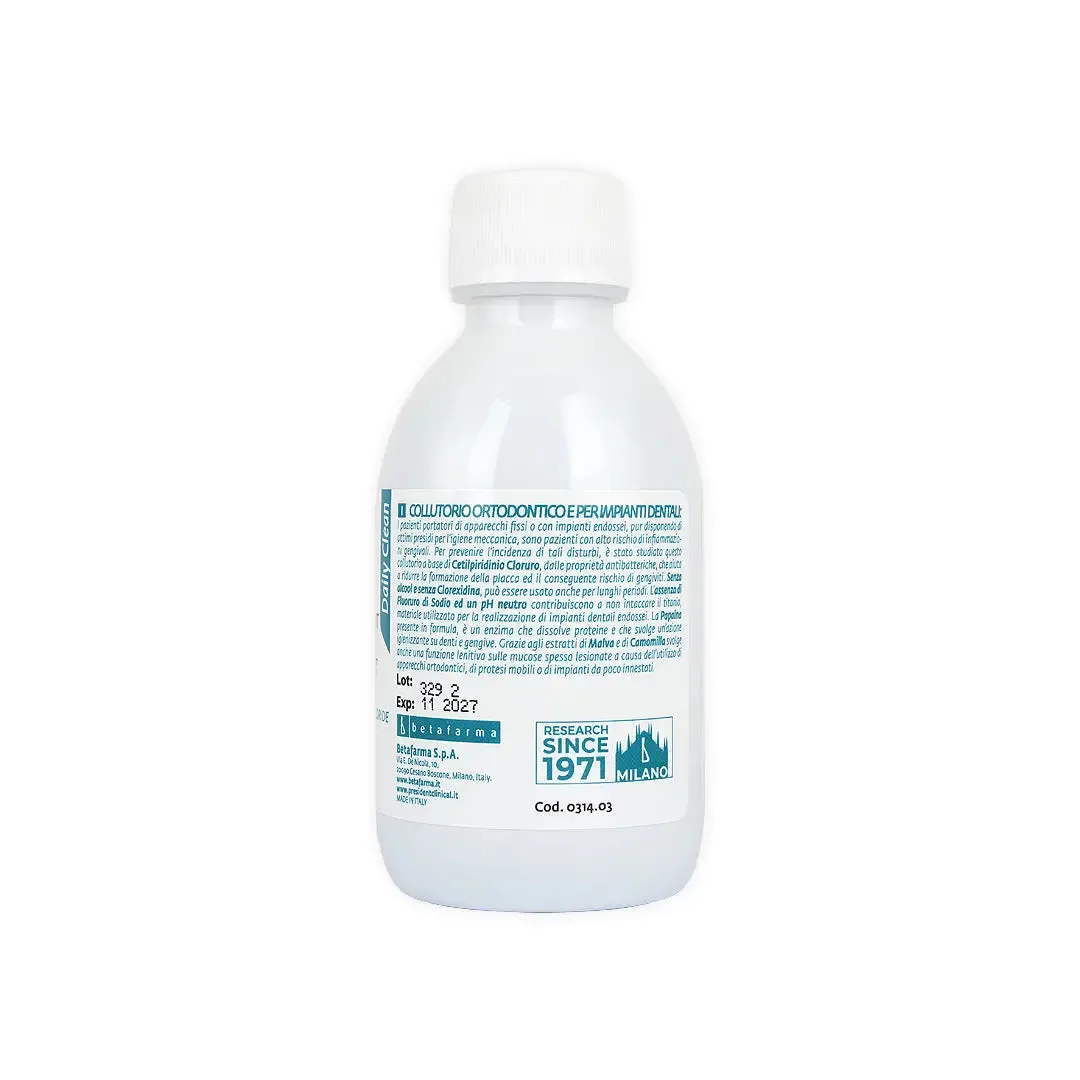 President Ortho-Implant Daily Clean Mouthwash 200ml