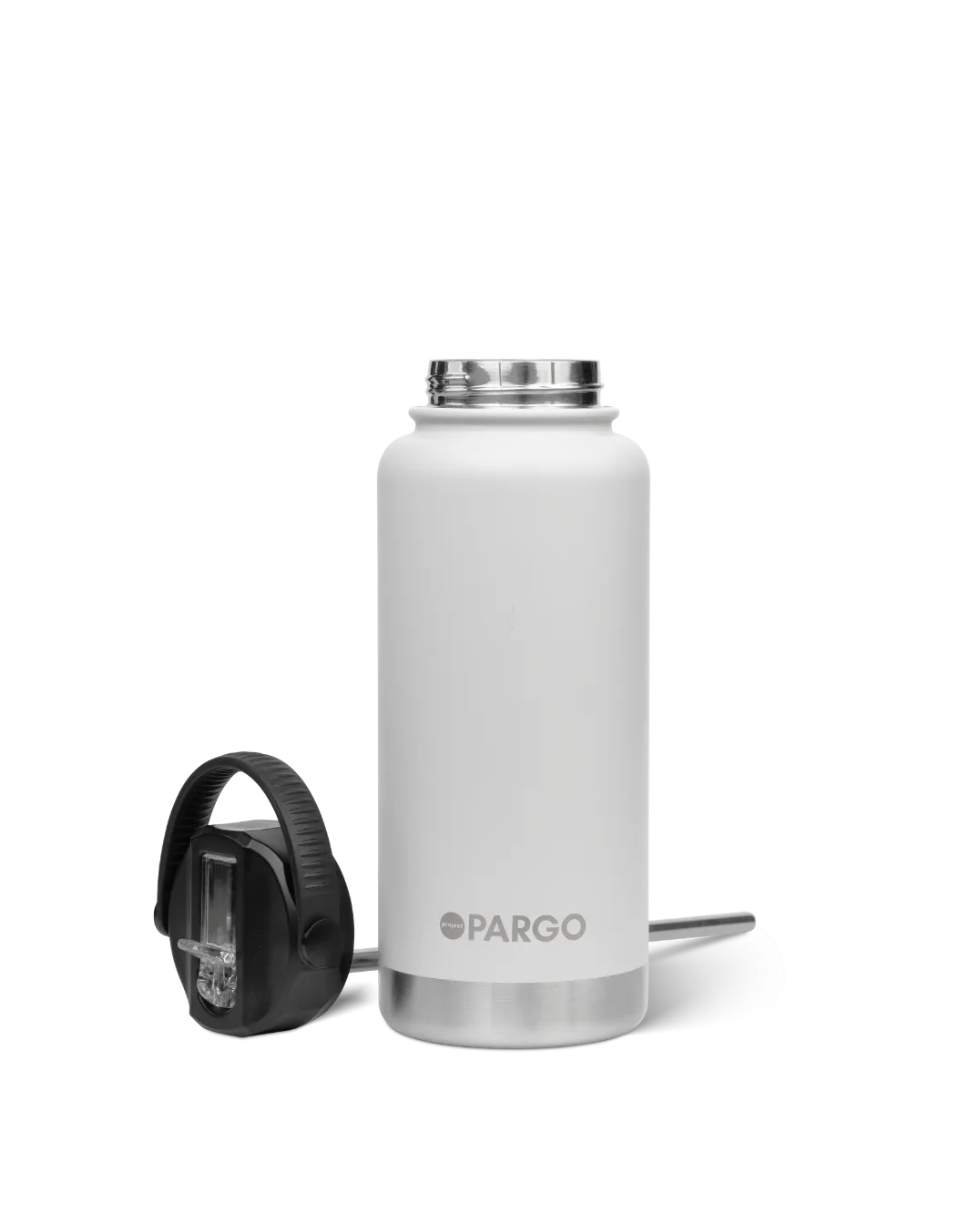 Project Pargo 950mL Insulated Bottle w/ Straw Lid - Bone White