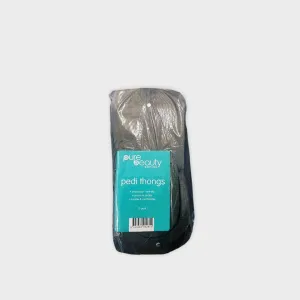 Pure Beauty Pedi Thongs Black 50 Pack