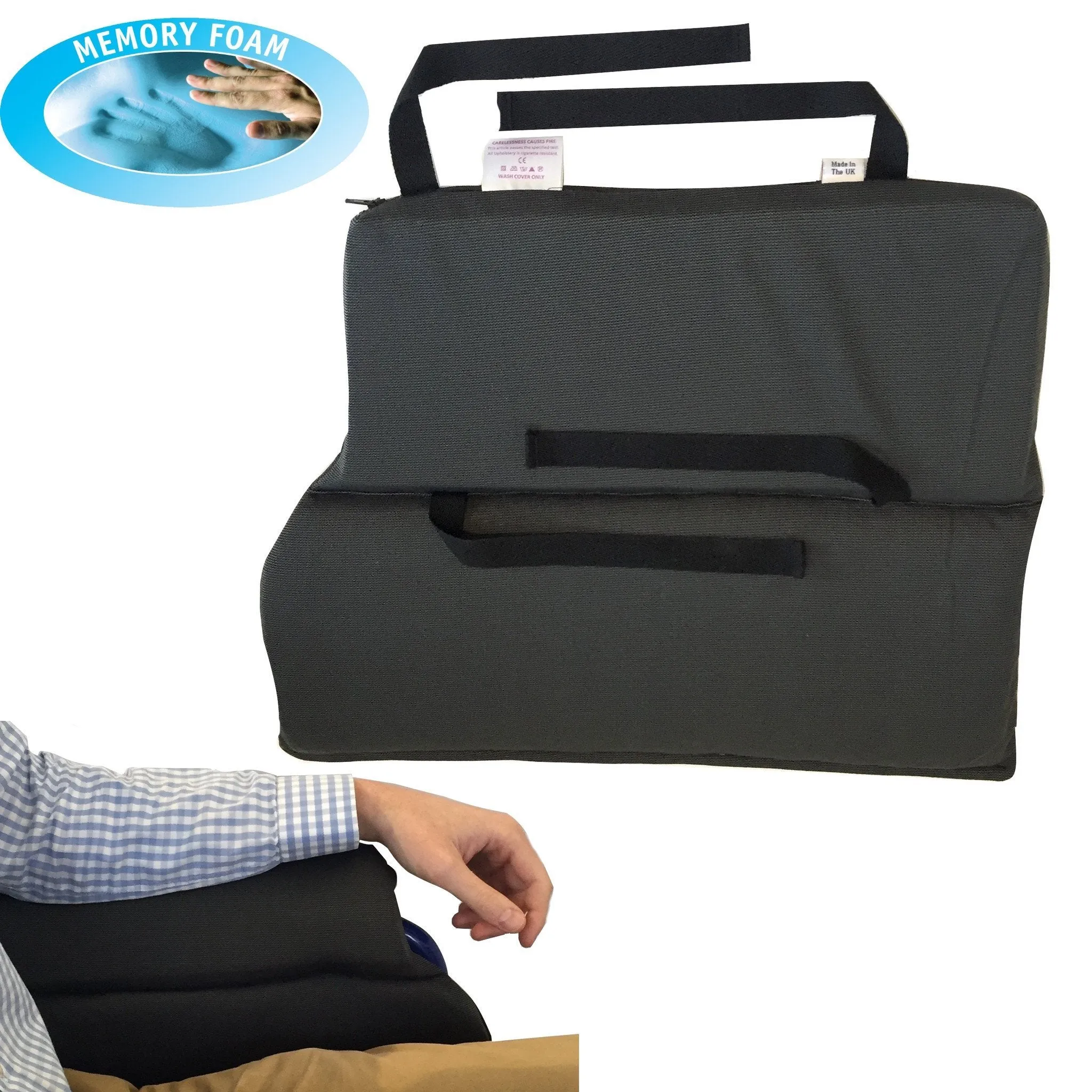 Putnams Memory Foam Wheelchair Arm Rest Cushion (Pair)