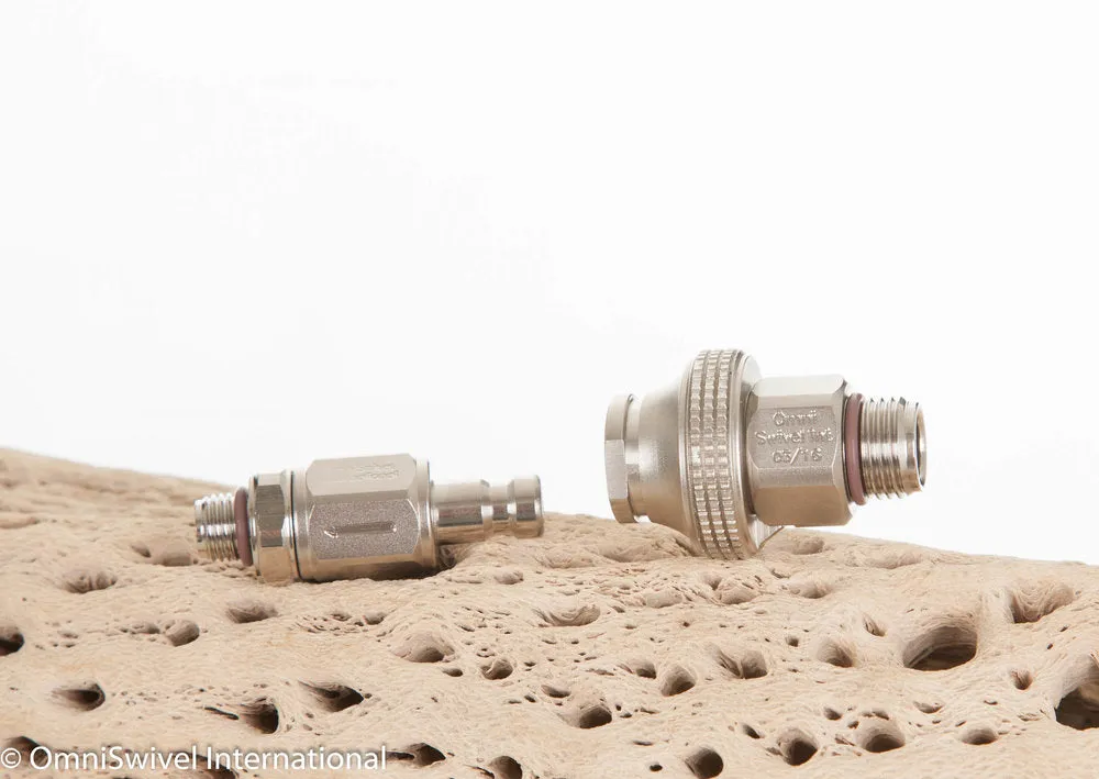 QDB-CV-S Quick Disconnect Set: Big Nut & Check Valve
