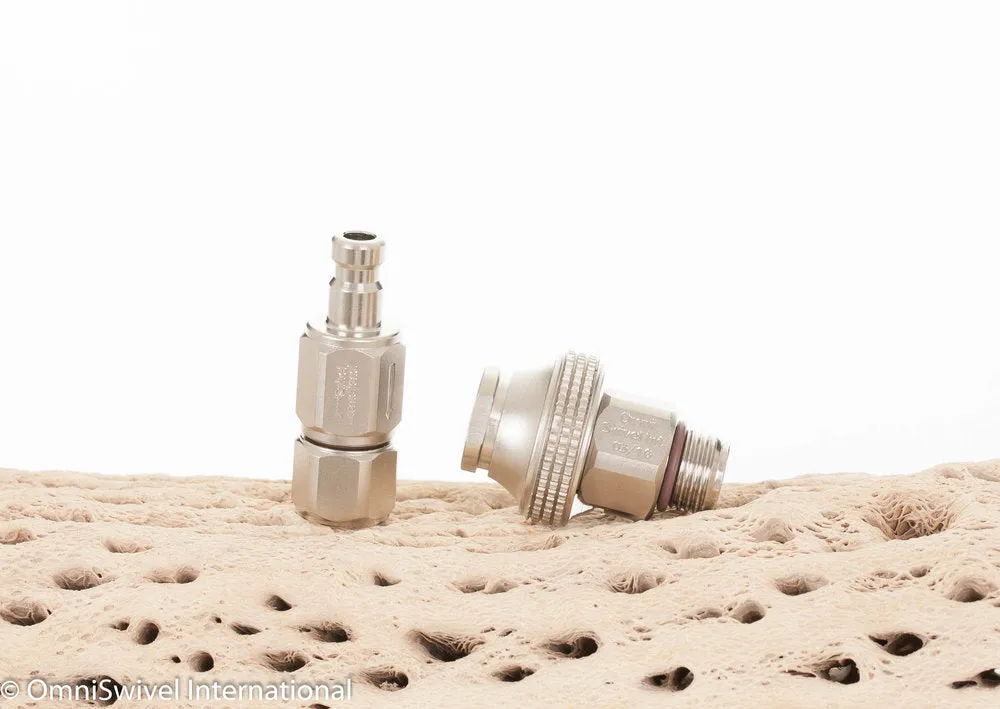 QDB-CV-ZF-S Quick Disconnect Set: Big Nut & Check Valve