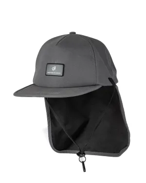 RELIANCE Surf Cap - Detachable Flap- Charcoal