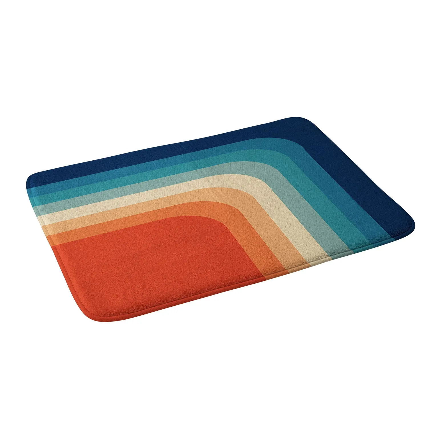 RETRO 70S COLOR PALETTE III MEMORY FOAM BATH MAT
