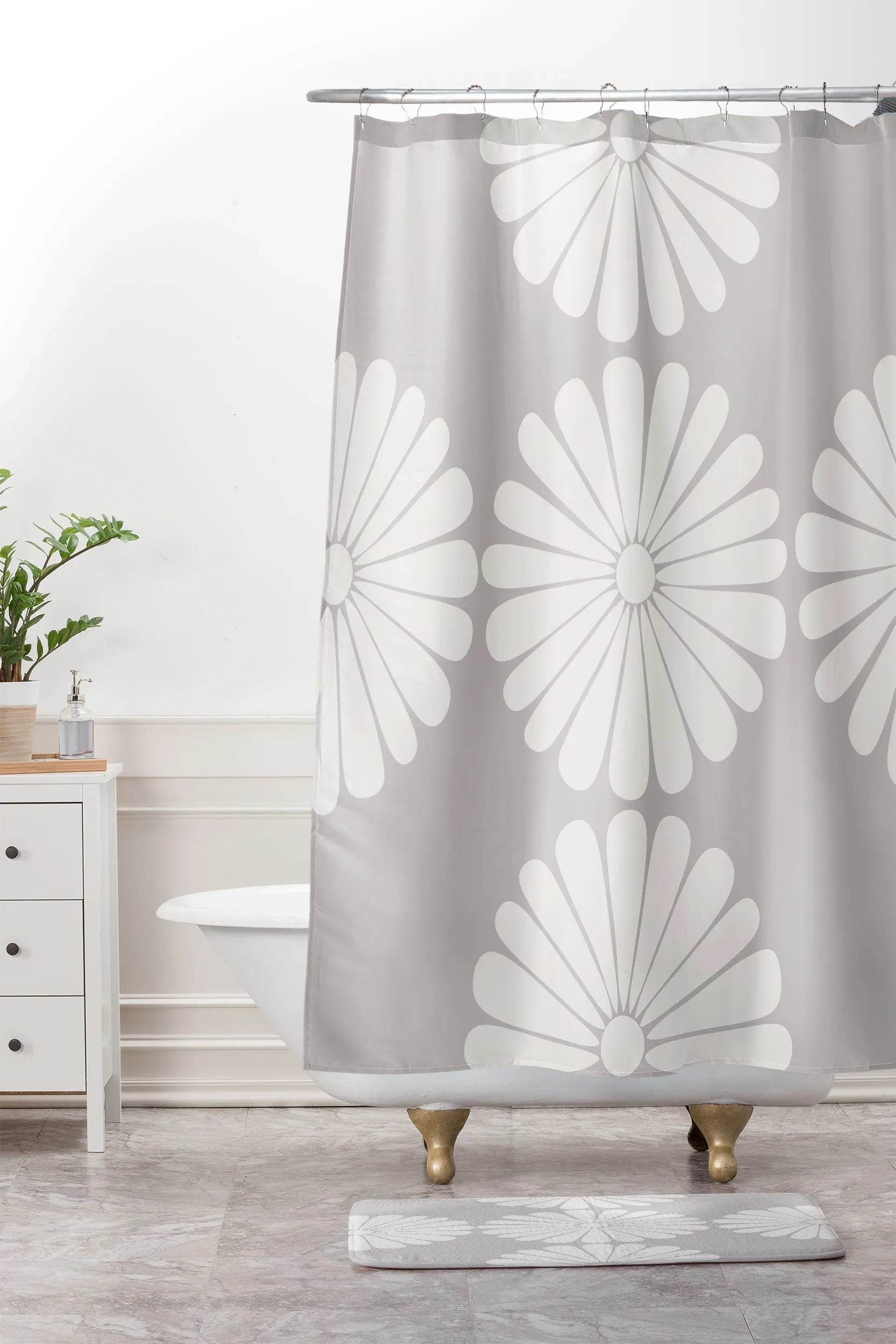 RETRO DAISY XI MEMORY FOAM BATH MAT