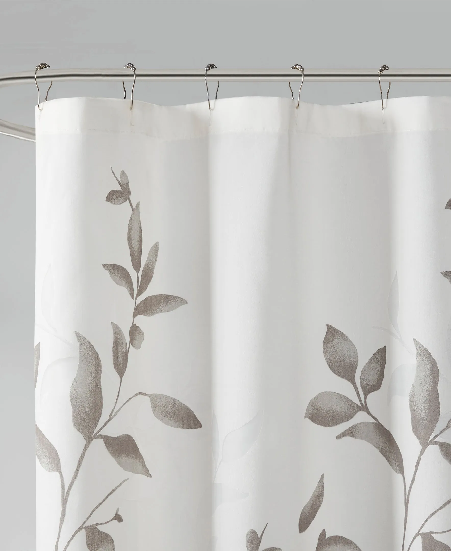 Rosalie Burnout Printed Shower Curtain