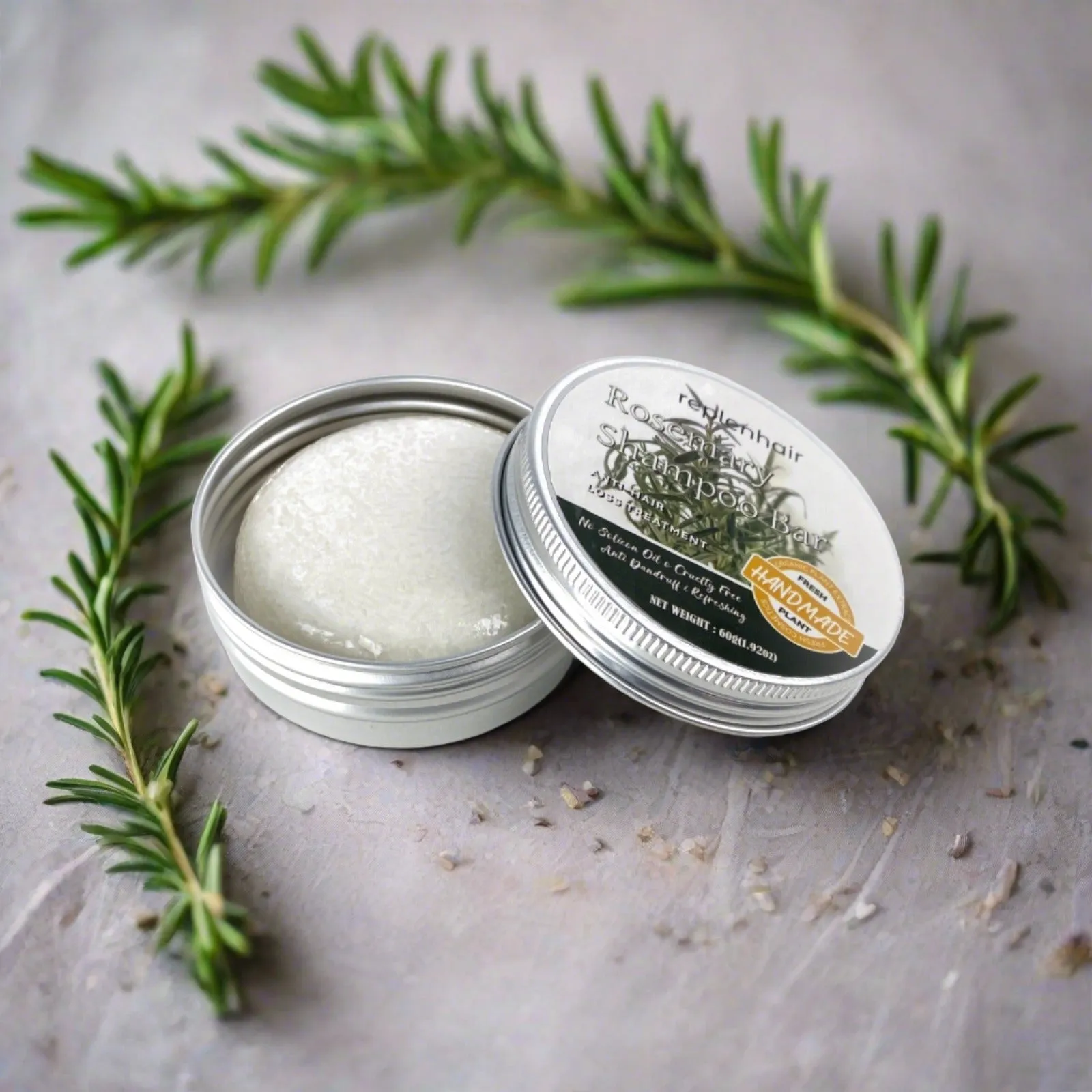 Rosemary Shampoo Bar For Hair Growth 60g