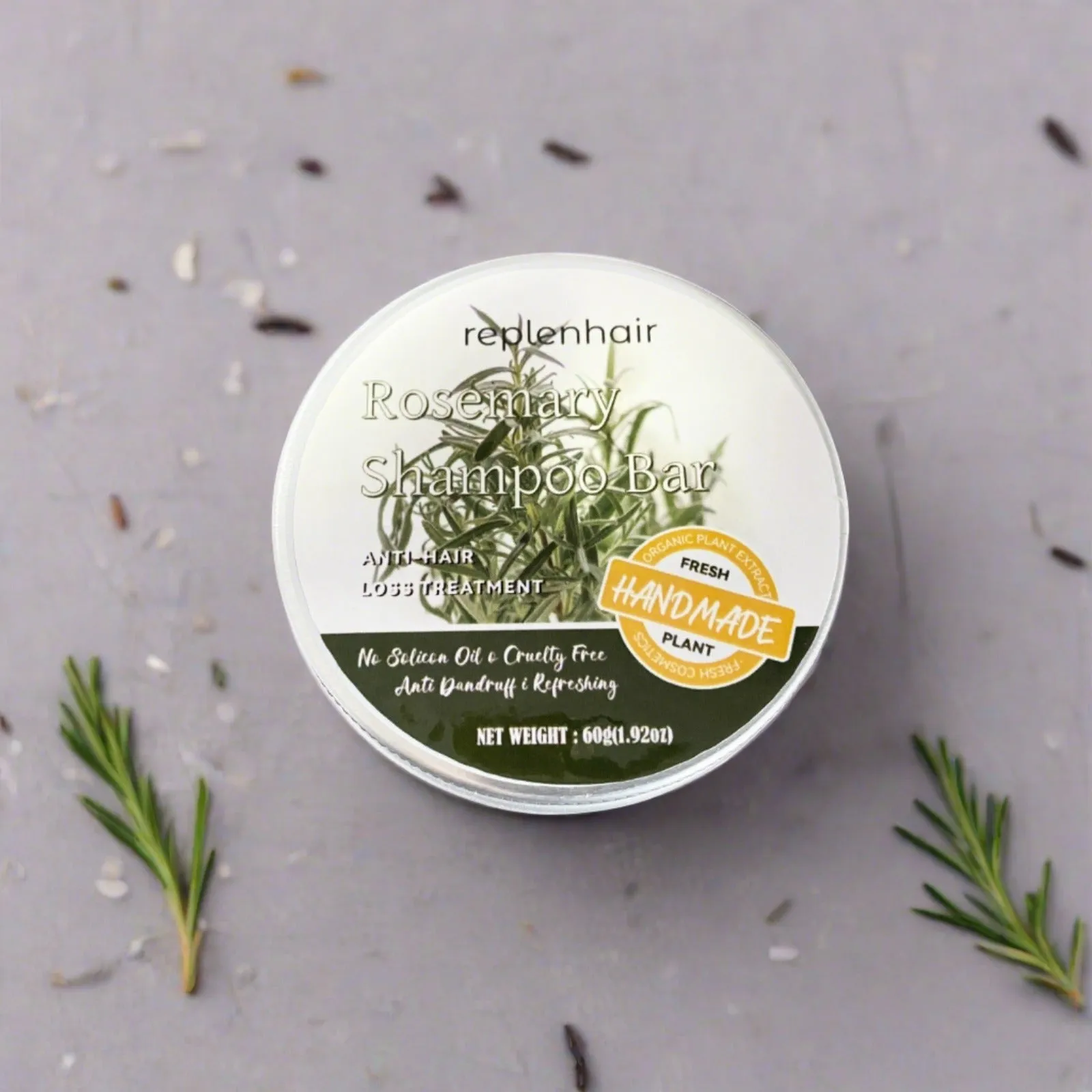 Rosemary Shampoo Bar For Hair Growth 60g