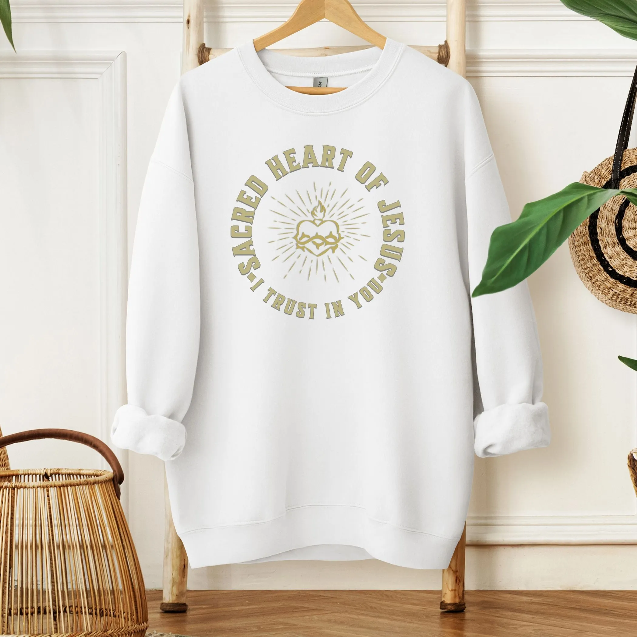 Sacred Heart of Jesus, I Trust in You - Unisex Sweatshirt