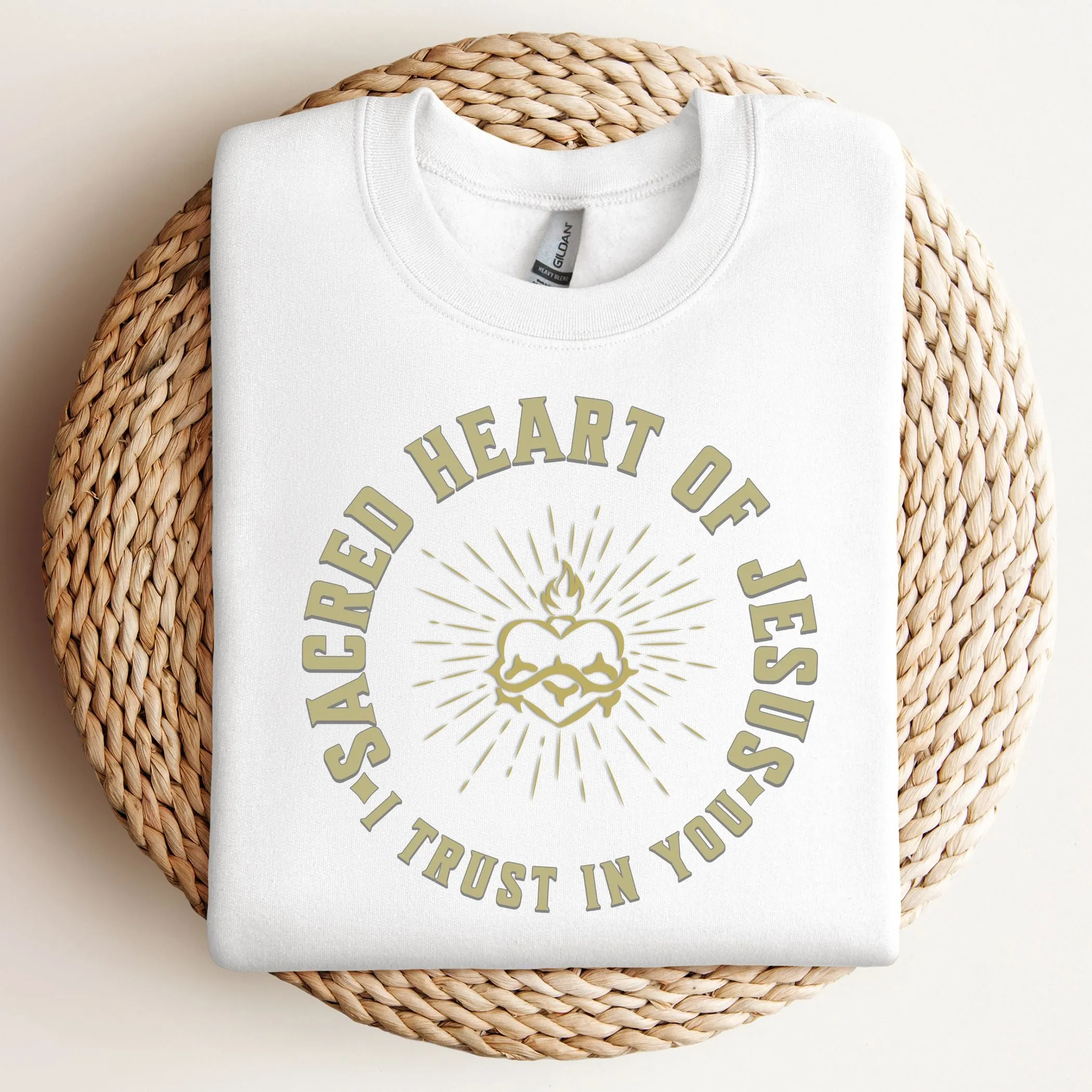 Sacred Heart of Jesus, I Trust in You - Unisex Sweatshirt