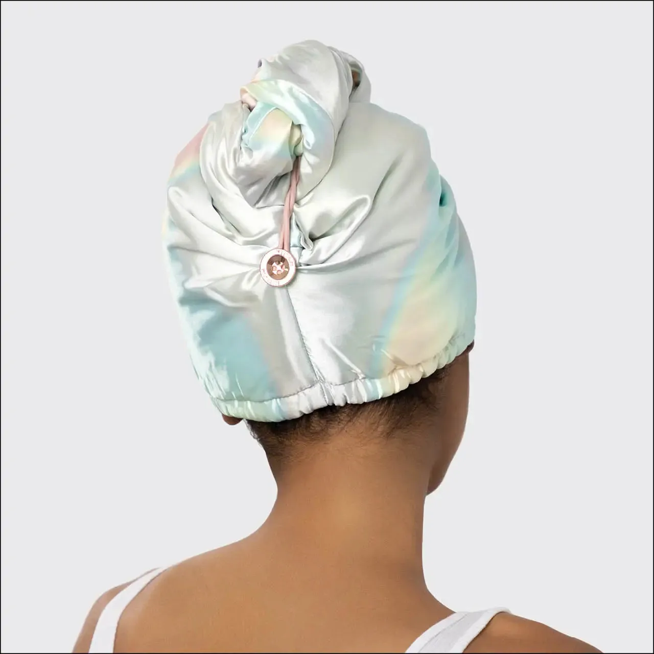Satin Hair Towel - Iridescent