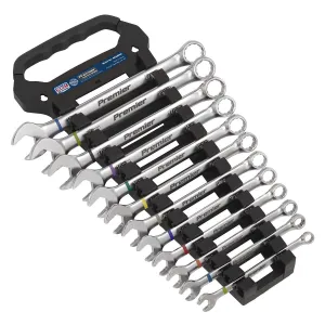 Sealey Premier Combination Spanner Set Anti-Slip 12pc Metric - Platinum Series