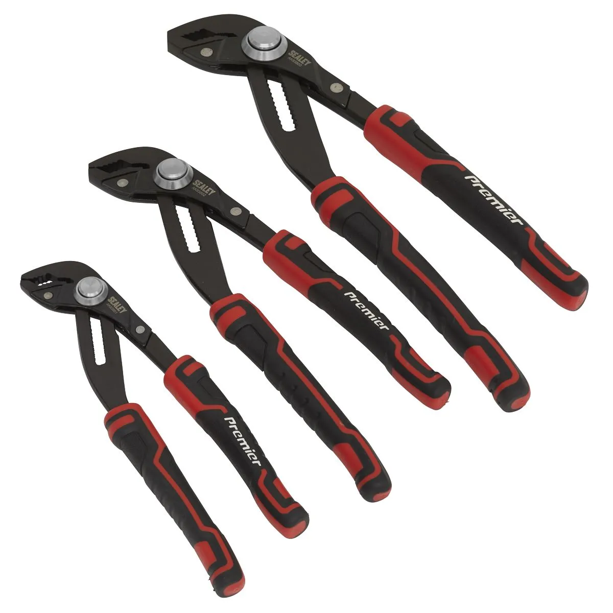 Sealey Premier Water Pump Pliers Set 3pc Quick Release