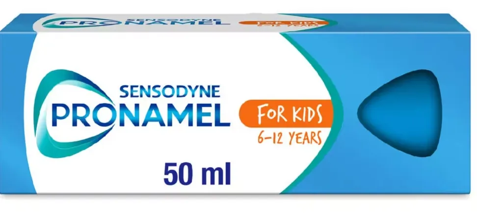 Sensodyne comfortable children's toothpaste 6-12 years old Pronamel Enamel Care Kids ToothPaste for Children 6-12 Years 50ml