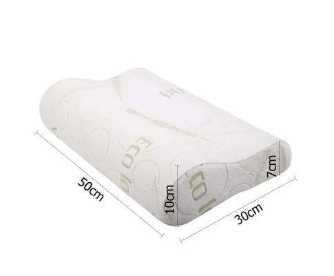 Set of 2 Bamboo Pillow with Memory Foam