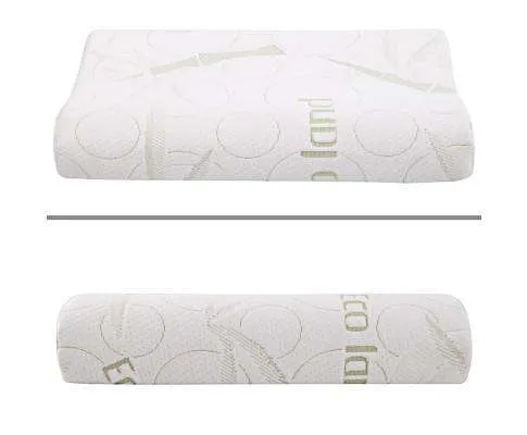 Set of 2 Bamboo Pillow with Memory Foam