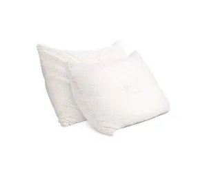 Set of 2 Single Bamboo Memory Foam Pillow