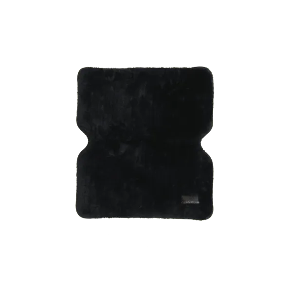 Sheepskin Chest Protection Bib - Black
