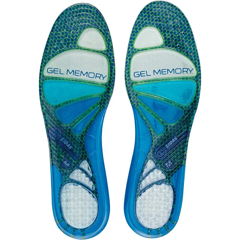 Sidas Cushioning Gel Memory Comfort Insoles