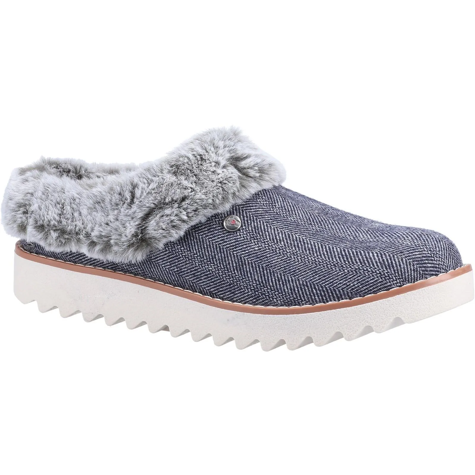 Skechers 113422 Bobs Mountain Kiss Hausschuhe für Damen in weiter Passform