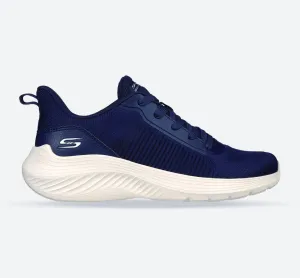 Skechers 117470 Bobs Squad Waves Sport-Sneaker für Damen, weite Passform, Marineblau