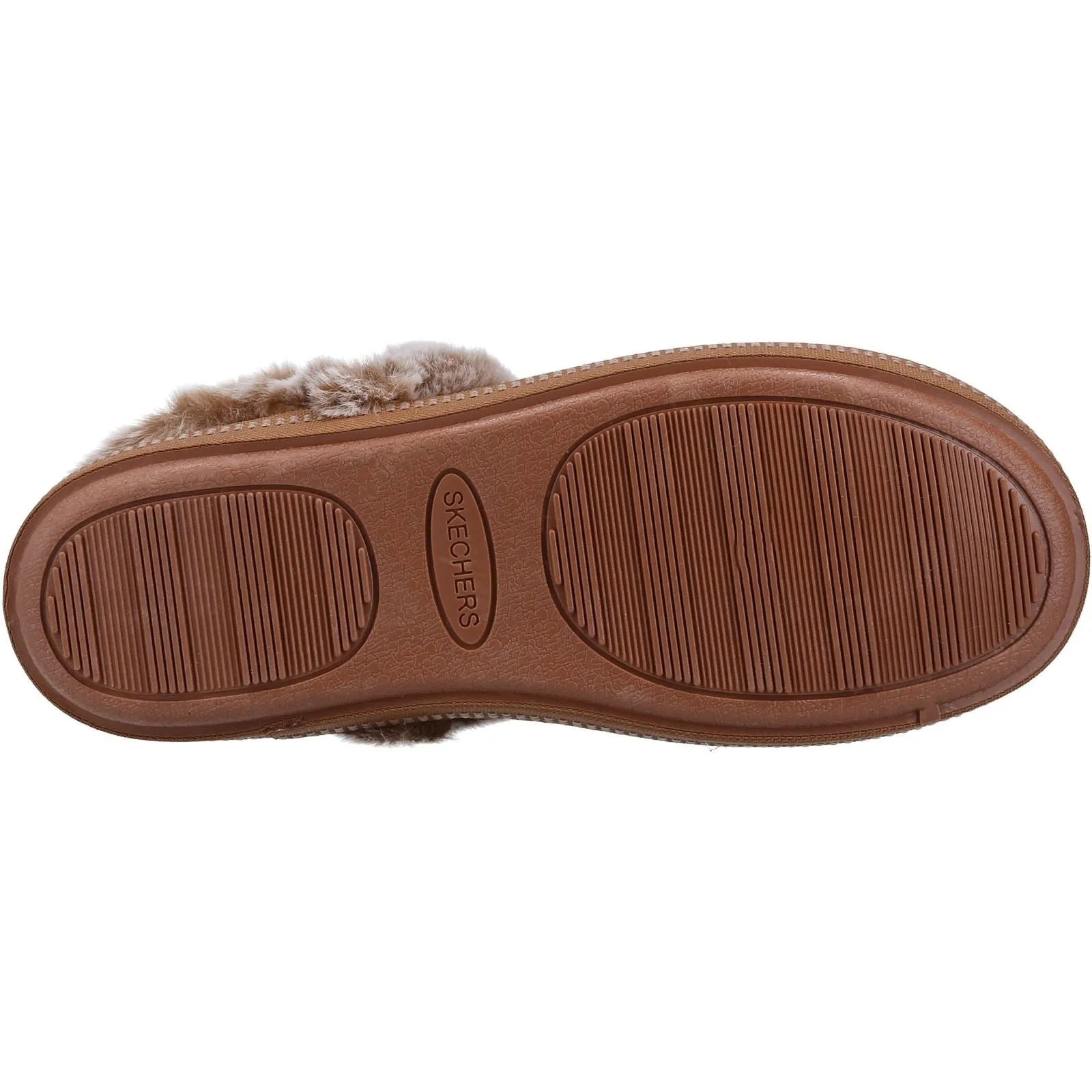 Skechers 167219 Cozy Campfire Fresh Toast Hausschuhe für Damen in weiter Passform