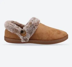 Skechers 167219 Cozy Campfire Fresh Toast Hausschuhe für Damen in weiter Passform