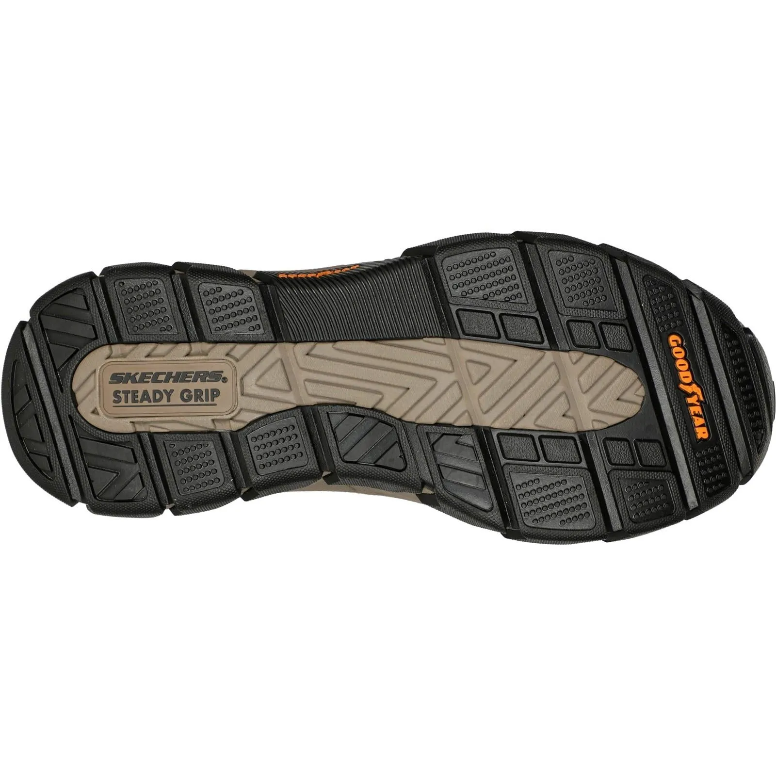 Skechers 204810 Respected Elgin Herren-Sneaker in weiter Passform - Dunkelbraun