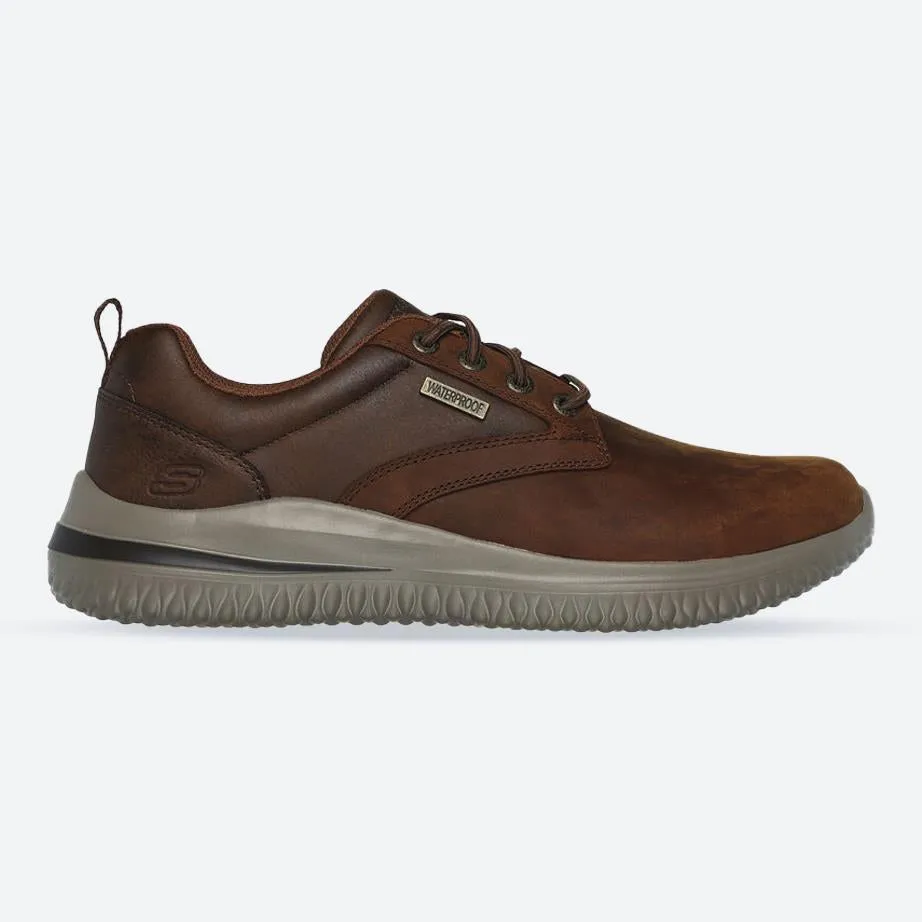 Skechers 210661 Delson 3.0 Glavine Walking-Sneaker für Herren mit weiter Passform