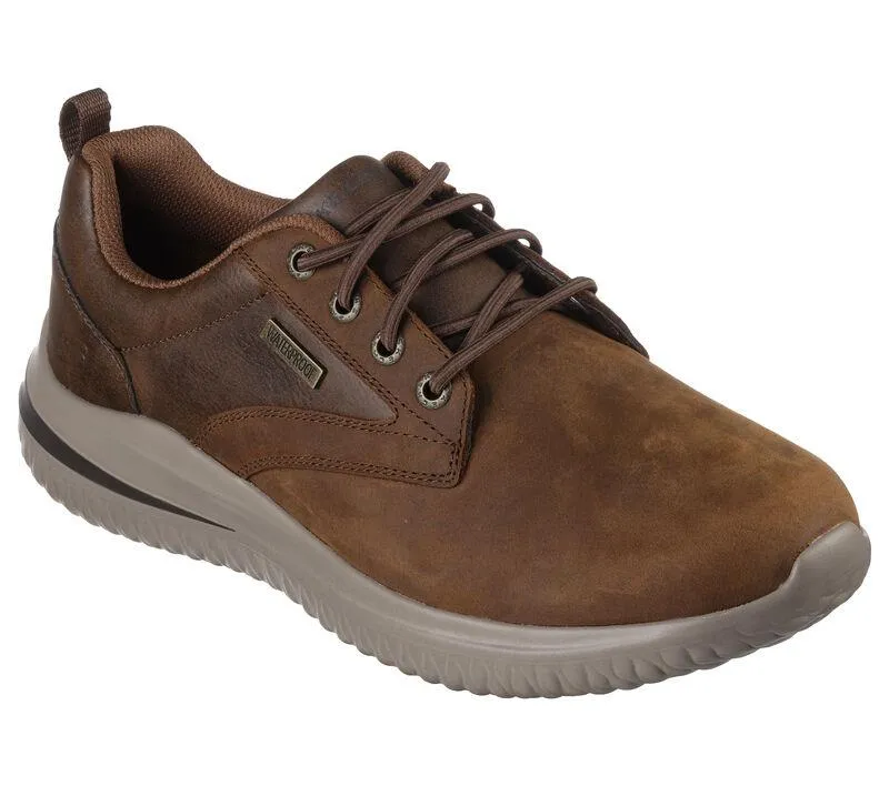 Skechers 210661 Delson 3.0 Glavine Walking-Sneaker für Herren mit weiter Passform