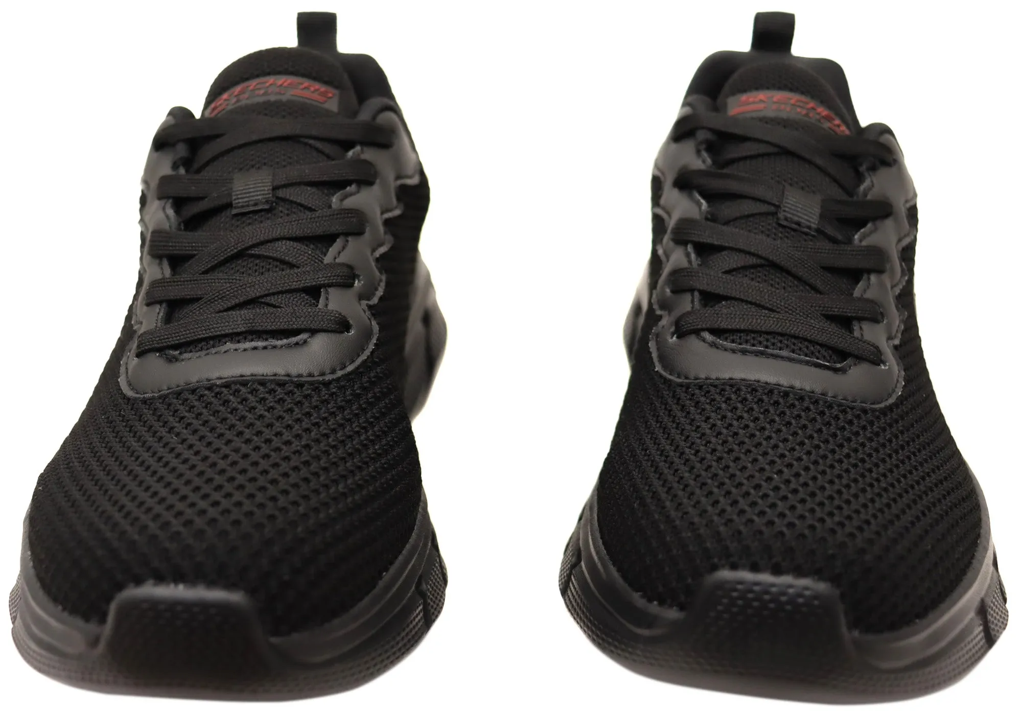 Skechers Mens BOBS Sport B Flex Chill Edge Comfortable Wide Fit Shoes