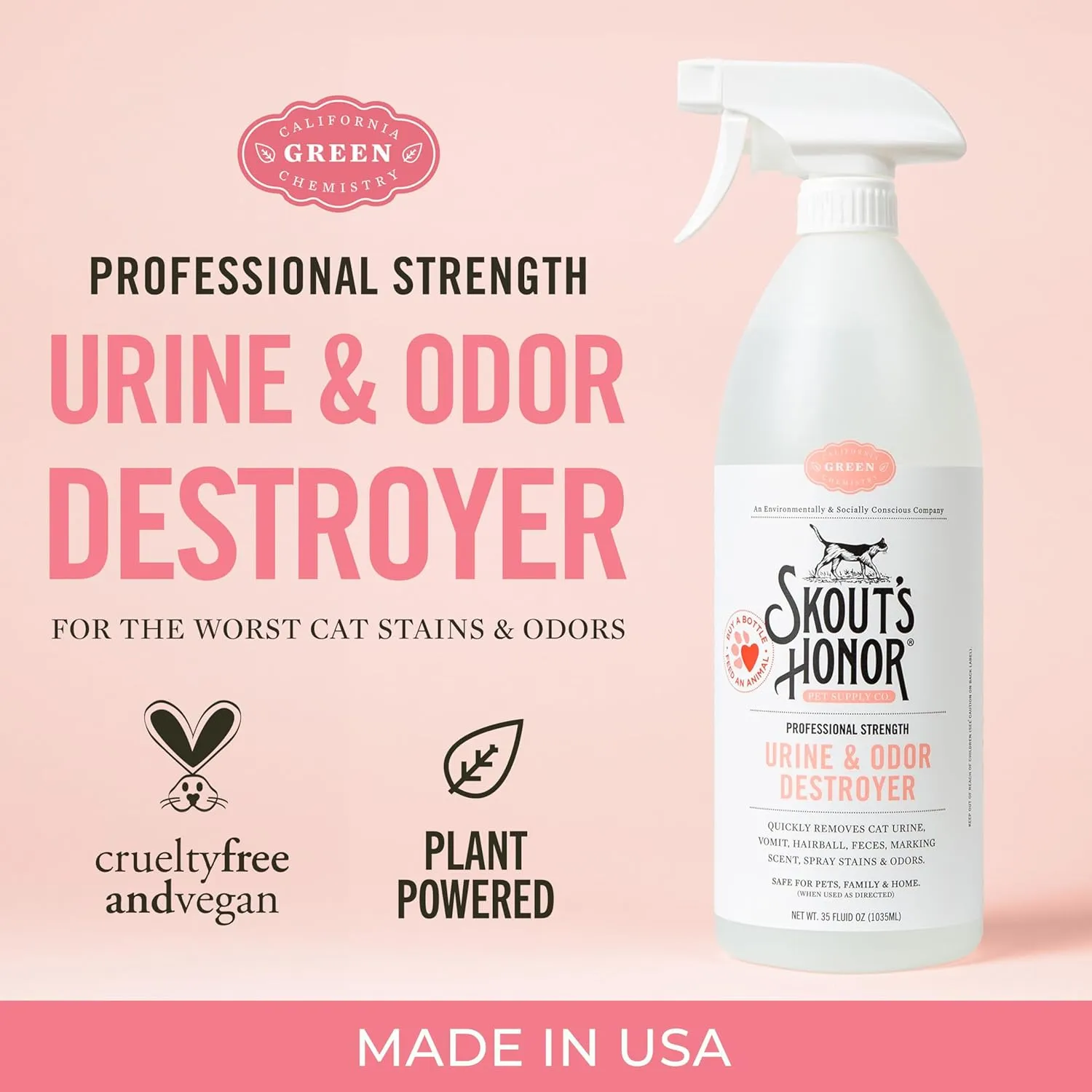 Skout's Honor - Cat Urine Destroyer - 35 oz