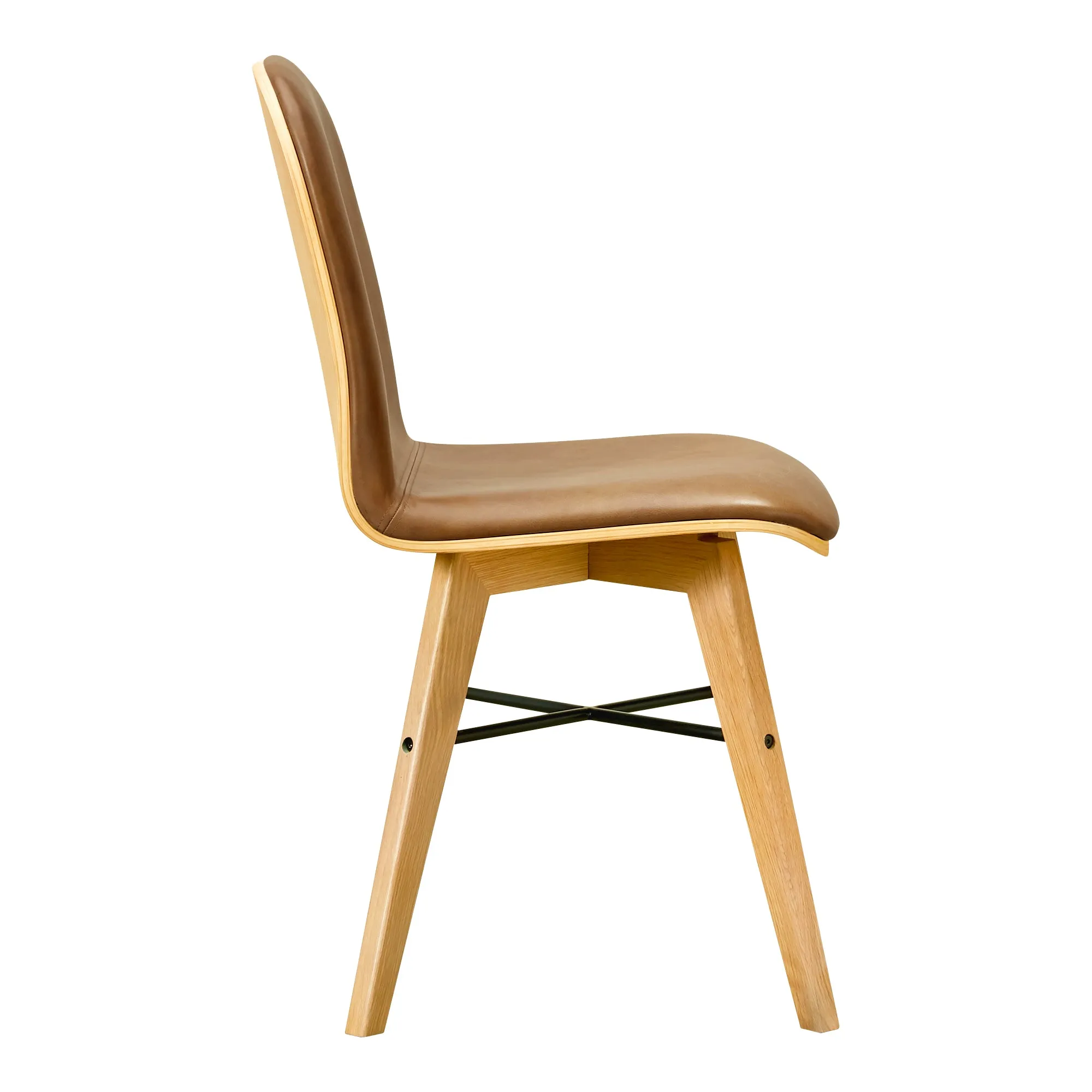 Sophisticated Leather Minimalist Dining Duo