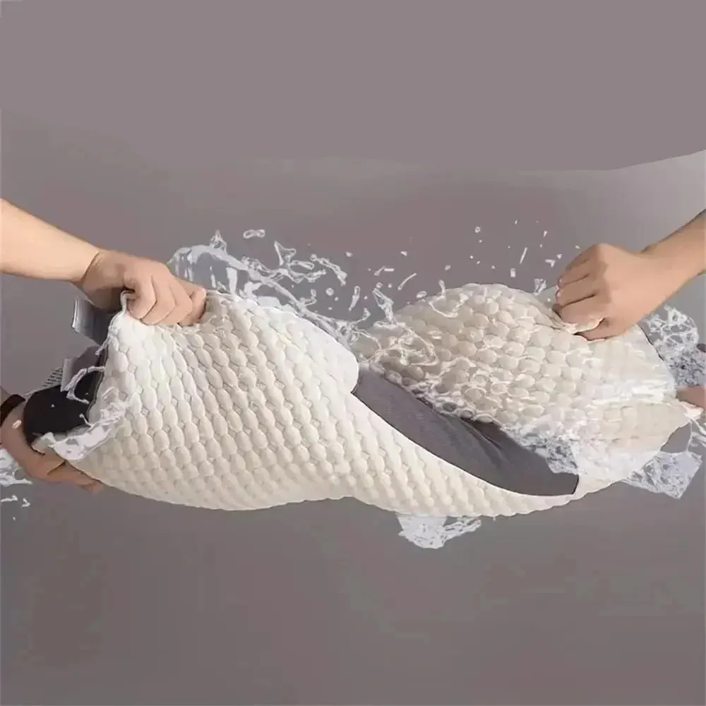 Spa Massage Pillow Washable Non-Collapse Cervical Support Pillow