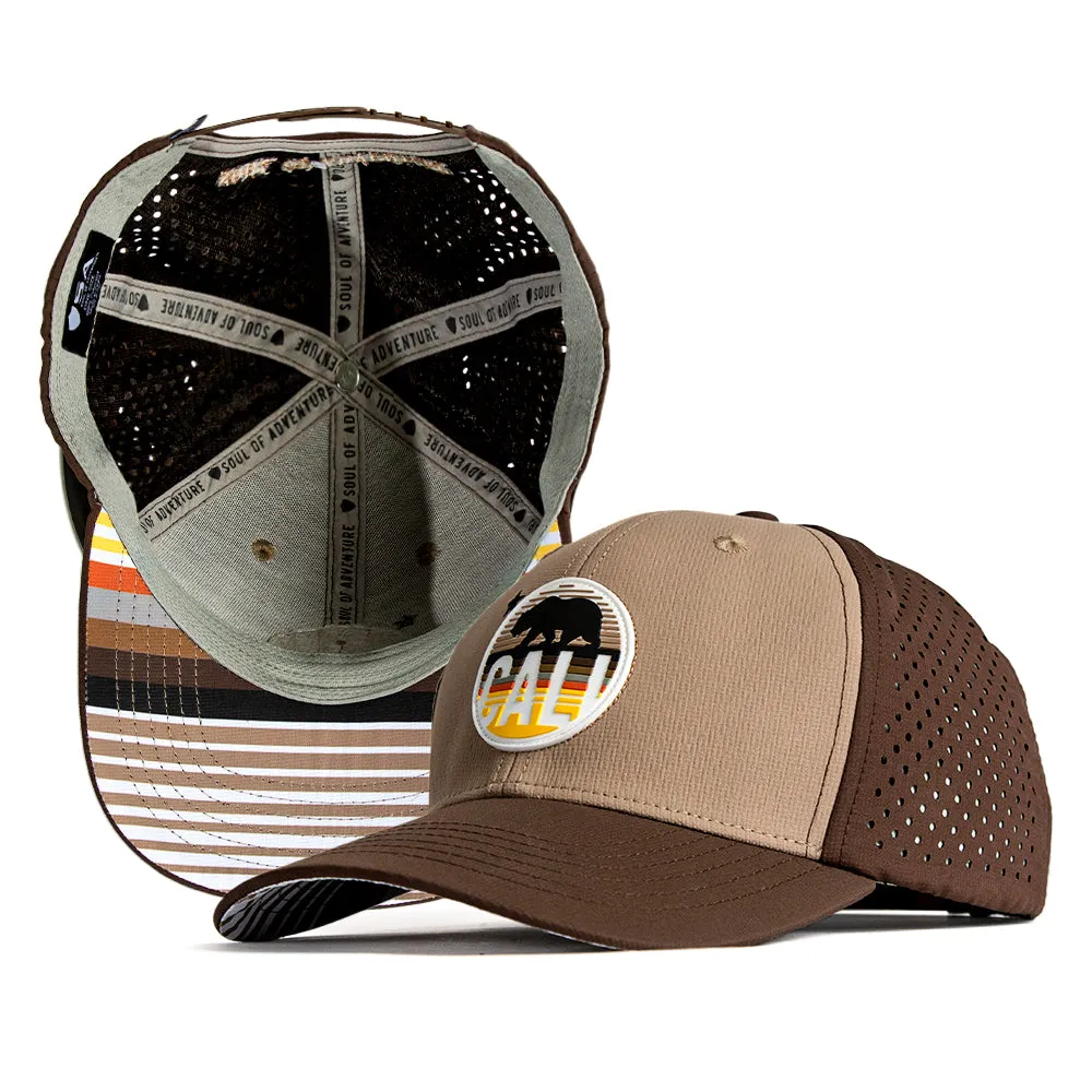 Special Edition Performance Snapback | California Bear | Brown-Khaki PreOrder