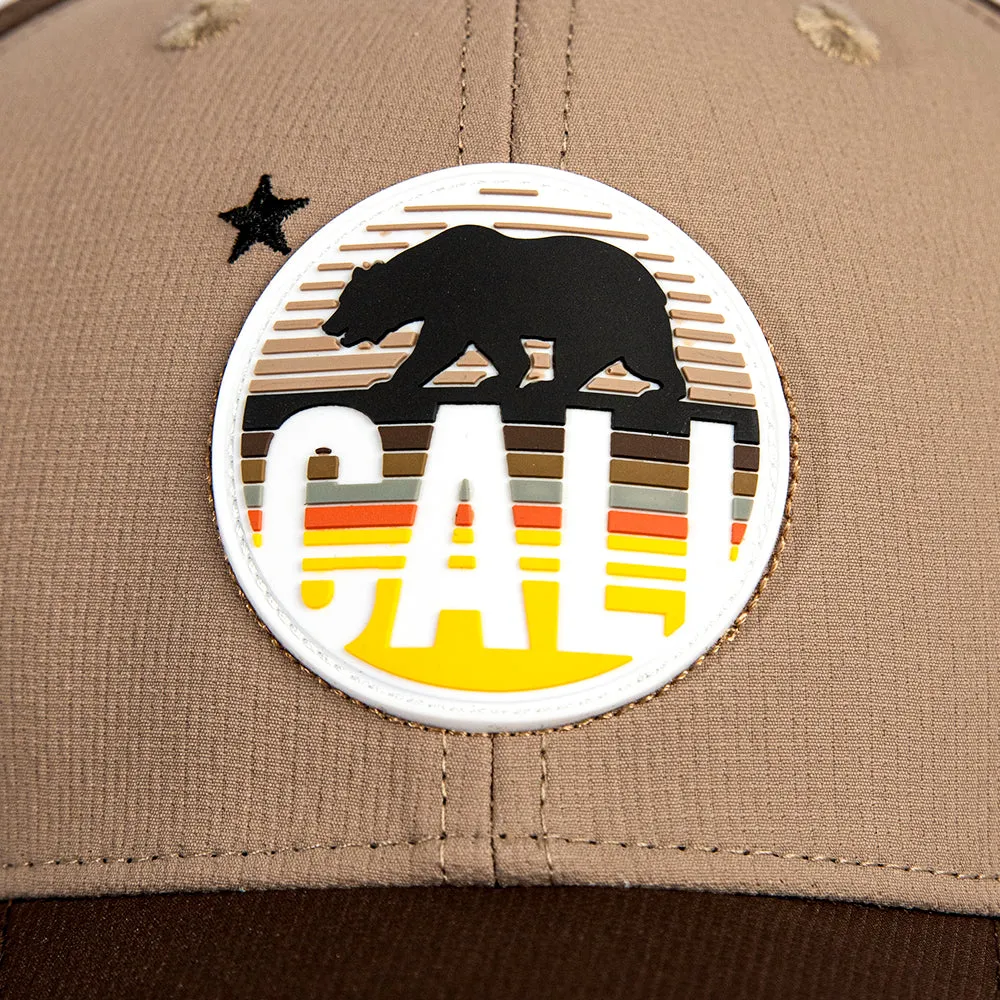 Special Edition Performance Snapback | California Bear | Brown-Khaki PreOrder