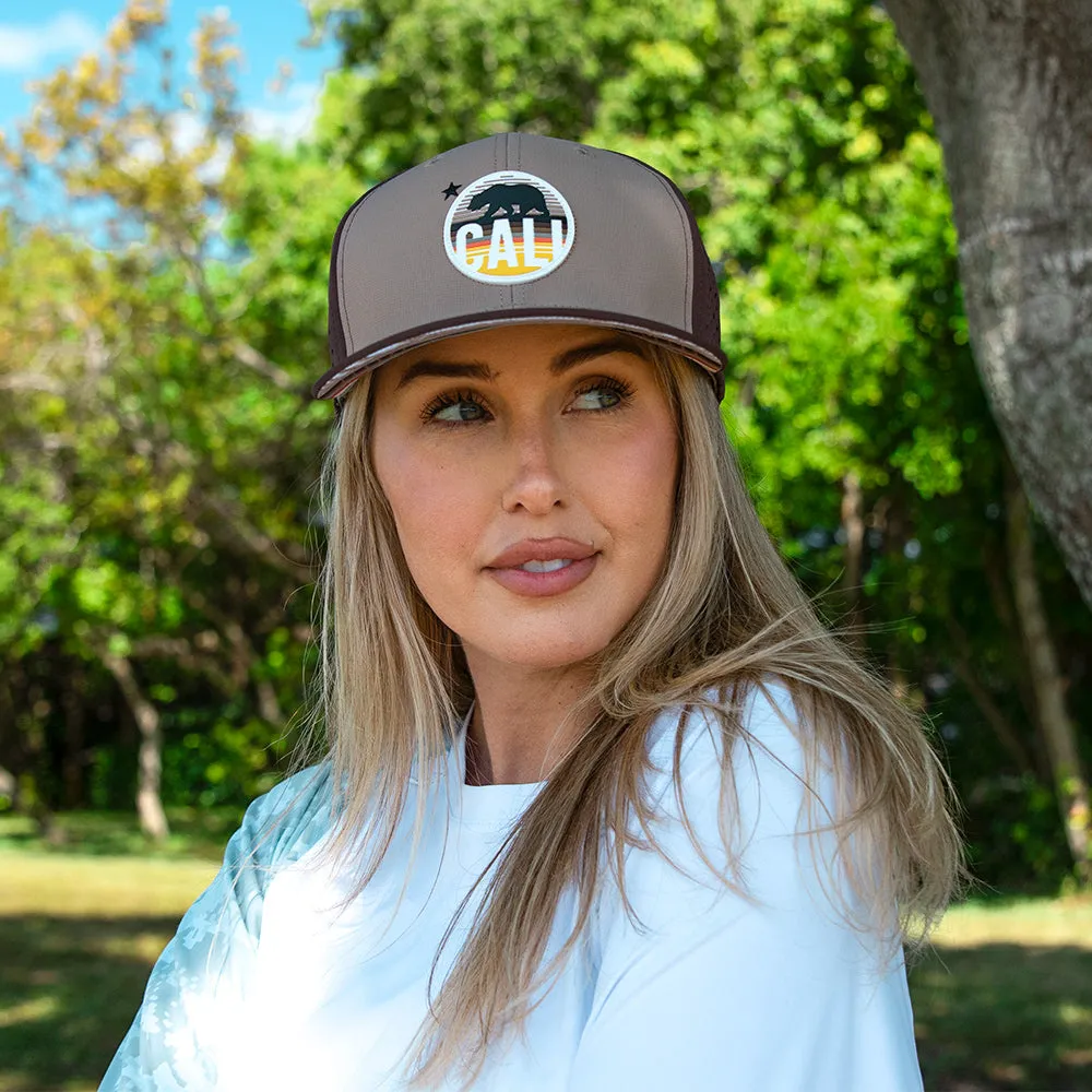 Special Edition Performance Snapback | California Bear | Brown-Khaki PreOrder