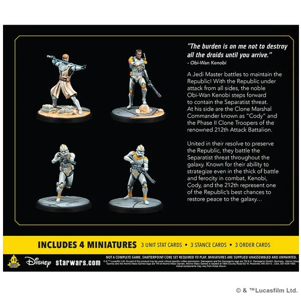 Star Wars: Shatterpoint Hello There (General Kenobi Squad Pack)